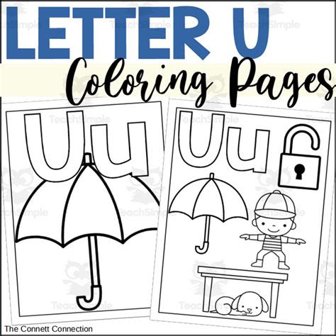 Letter U Coloring 的图像结果