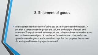 Image result for Complete Export Procedure