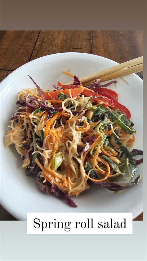 Spring Roll Salad - Shannon Thigpen