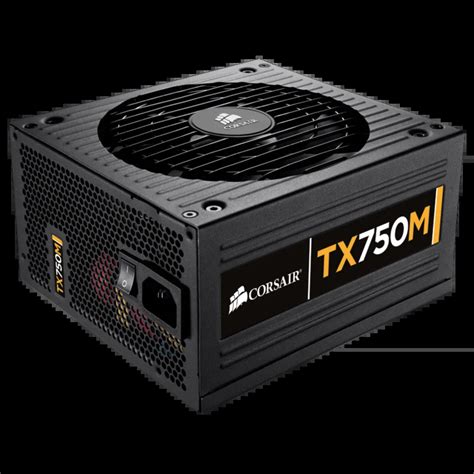 Enthusiast Series™ Modular TX750M — 80 PLUS® Bronze Certified 750 Watt ...