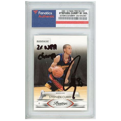 Lot Detail - Stephen Curry Signed & Inscribed 2009-10 Panini Prestige ...