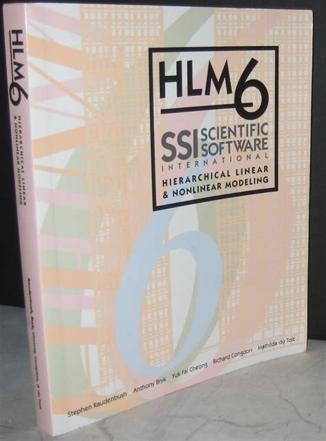 Buy HLM 6: Hierarchical Linear and Nonlinear Modeling Book Online at ...