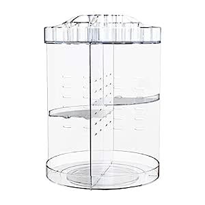 MoKo Cosmetics Organizer 360 Rotating Makeup Organizer Large Capacity ...