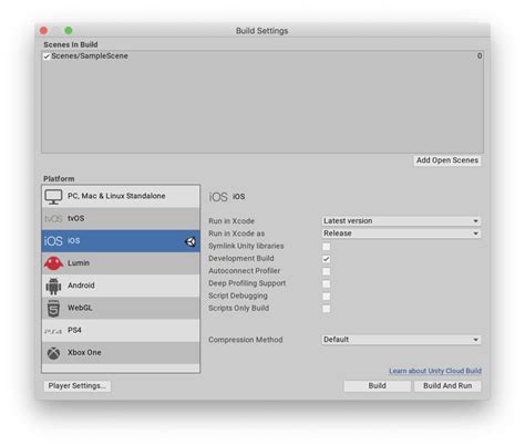 Image result for Build Settings Unity