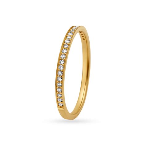 Sleek Minimalistic Diamond Encrusted Dainty Finger Ring Set