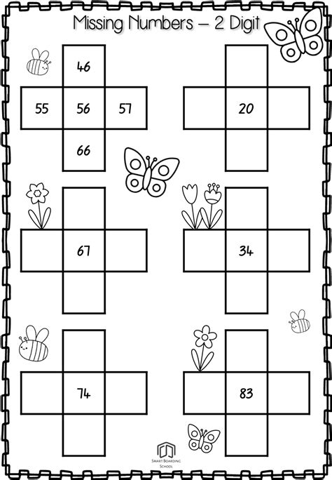 Missing Numbers 2-Digit Math 的图像结果