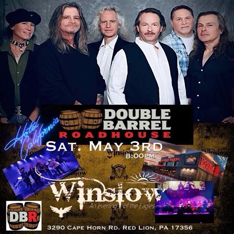 WINSLOW “an evening of the Eagles” at DBR , 3290 Cape Horn Road, Red ...