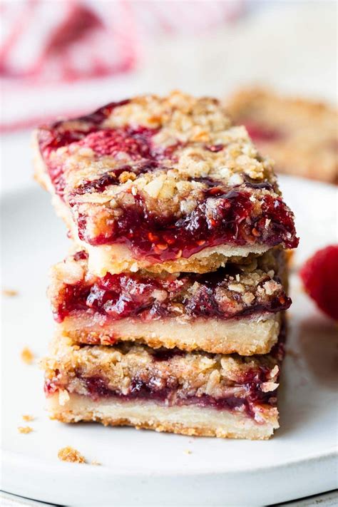 Raspberry Bars Made With Jam at Fred Morales blog