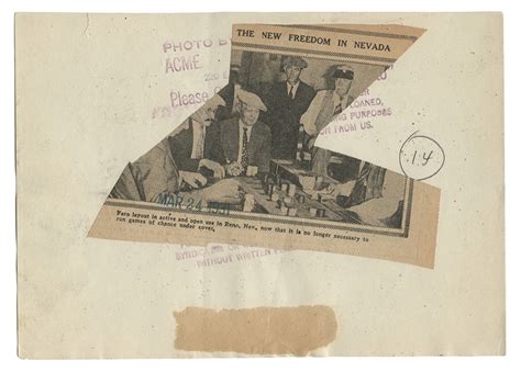 Lot Detail - Two Faro Game Newspaper Photos.