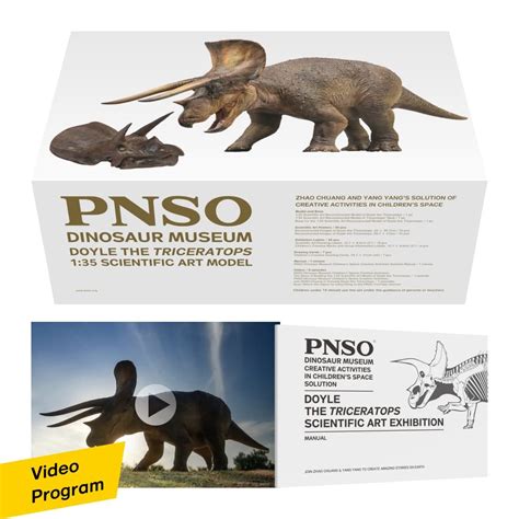 Buy PNSO Dinosaur Museums Series:New Doyle The Triceratops 1:35 ...