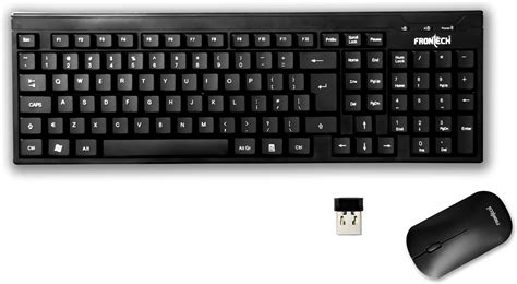 Amazon.in: Buy Frontech KB-0015 Multi-Device Wireless Keyboard Mouse ...