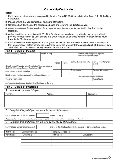 Ownership Document Format 的图像结果