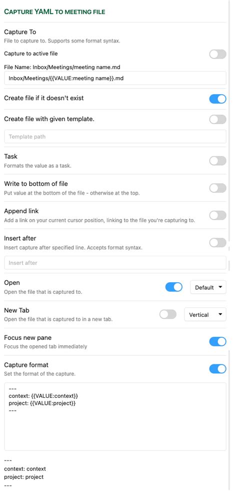 Image result for Obsidian Quick Add Capture Format