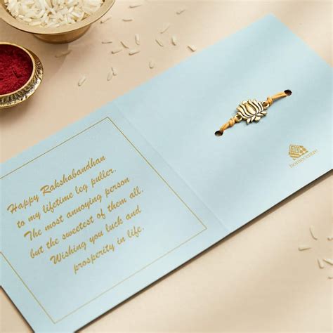 Buy Bandhan Lotus Rakhi from Home Centre at just INR 159.0