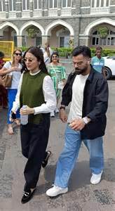 Photos: Anushka Sharma and Virat Kohli head to Alibaug after Vrindavan ...