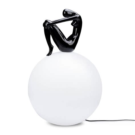 MOOSEE lampa stołowa UOMO 35 czarna | home&you