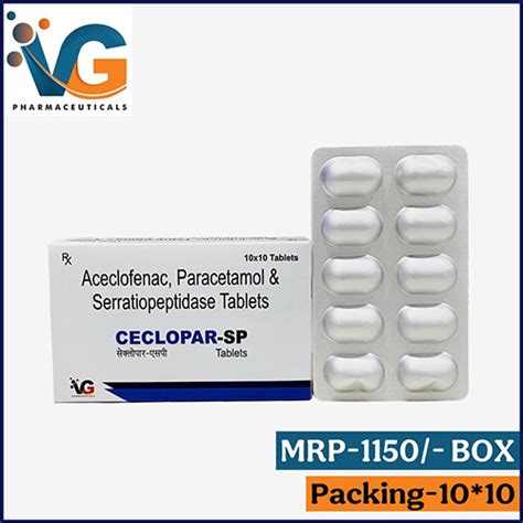 CECLOPAR-SP TABLETS VG Pharmaceuticals