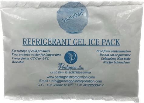 Gel Ice Pack - 400 gm Refrigerant Gel Ice Pack Manufacturer from Navi ...