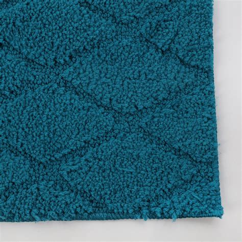 Buy Pacific Emery Diamond Tufted Anti-Slip Bath Mat - 60x40cm from Home ...