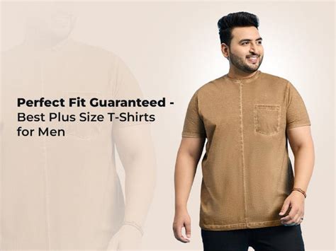 Perfect Fit Guaranteed – Best Plus Size T-Shirts for Men – bigbanana
