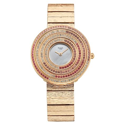 Buy Online Titan Raga Glimmers Quartz Analog Mother of Pearl Dial Rose ...
