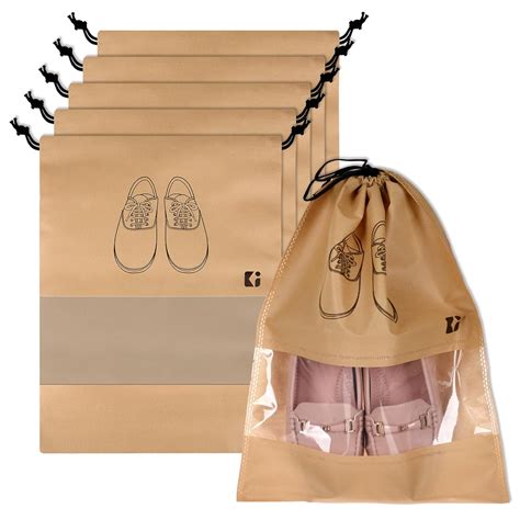 Kuber Industries Pack of 6 Shoe Bags | Shoe Bags for Travel | Non-Woven ...