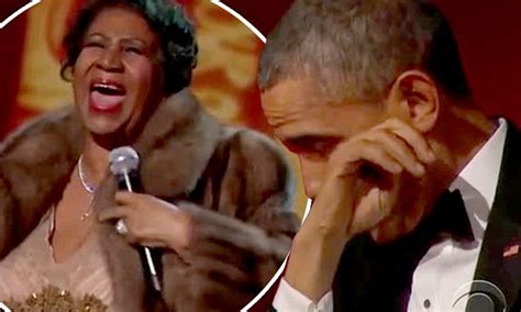 Aretha Franklin brings President Obama to tears at the 2015 Kennedy ...