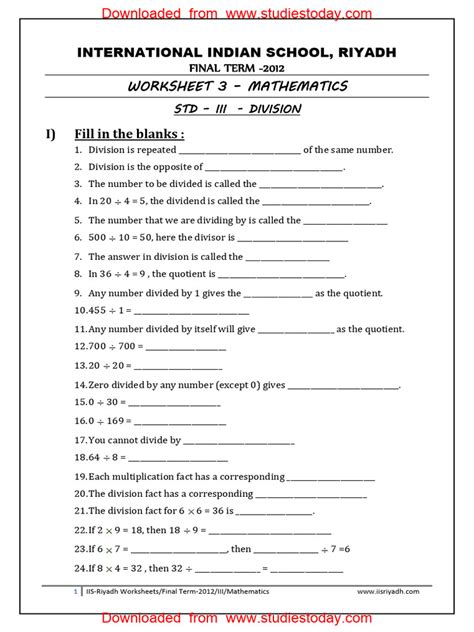 Image result for Cbsc Class 3 Math Practice Pause
