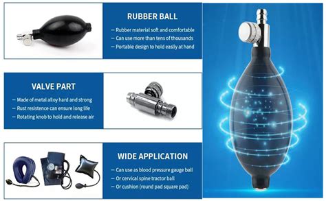 SMARTCARE Wrist Blood Pressure Monitor Bulb With Valve Latex - Black ...