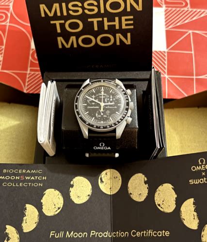 Swatch x Omega Bioceramic Moonswatch Mission To Moon | Ubuy India