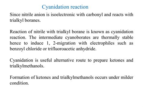 Organoborane or Organoboron compounds | PPTX