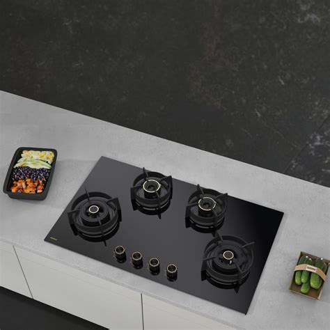 Hafele 90 cm 4 Burner Hob Vesta Series VESTA 490 on Decure.in
