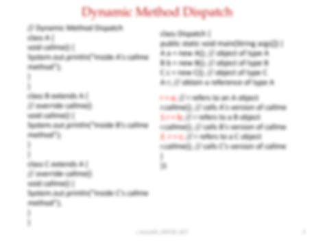 Explain About Dynamic Dispatch Method 的图像结果