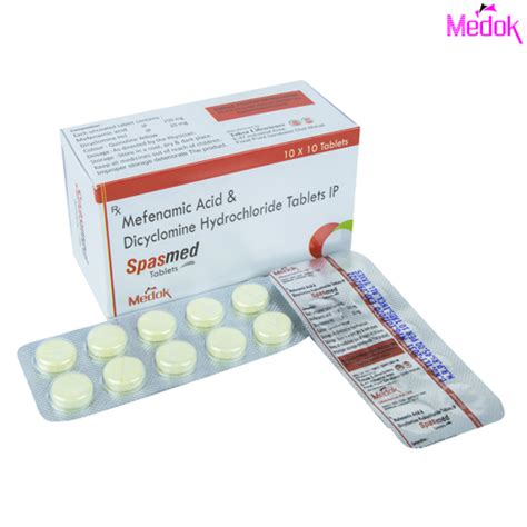 SPASMED Tablets Medok Lifesciences Pvt. Ltd.
