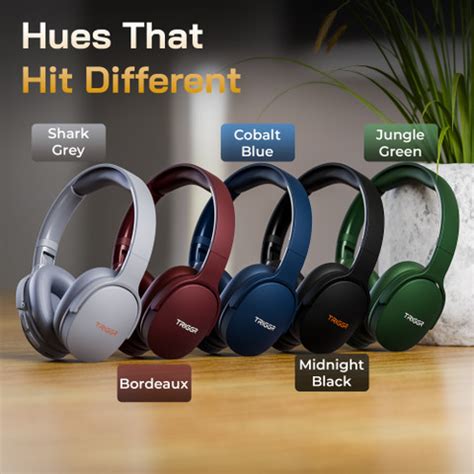 TRIGGR Trinity 2 with Dual Pairing, ENC, Fast Charge, 50H Battery ...