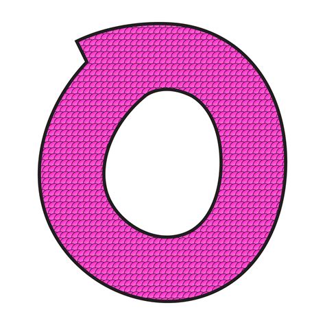 Alphabet O illustration isolated on png transparent background. 16460521 PNG