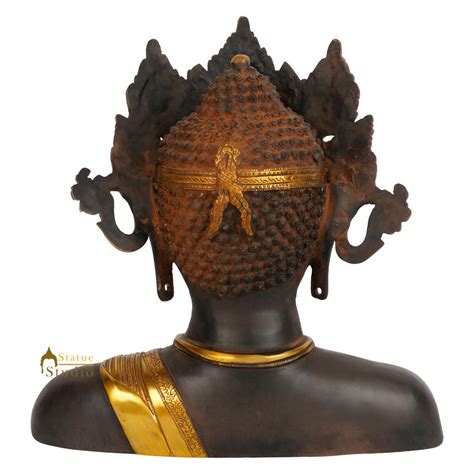 Antique Finsh Buddhist Goddess Buddha Tara Bust Table Décor Showpiece ...