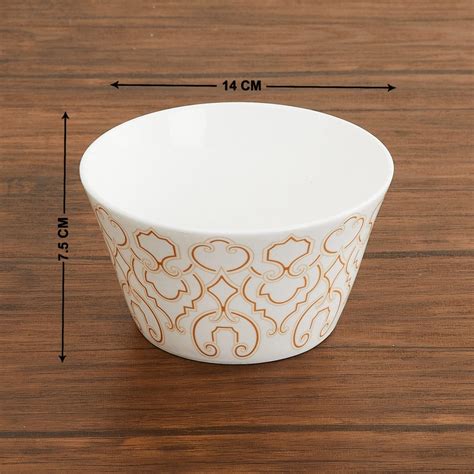 Buy Mandarin Printed Bone China Bowls - Set Of 3 Pcs. from Home Centre ...