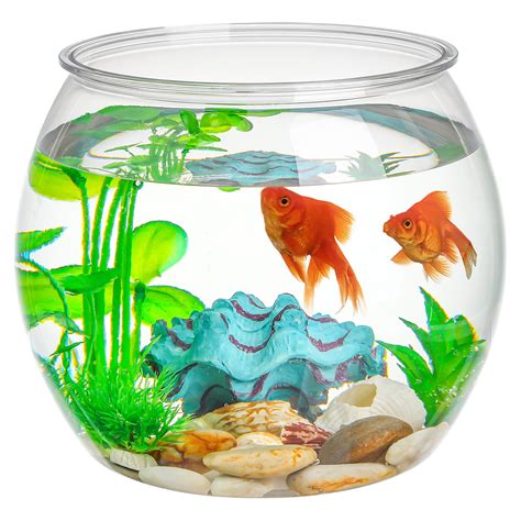 Tingshir Fish Bowl Plastic Transparent Small Aquarium Small India | Ubuy