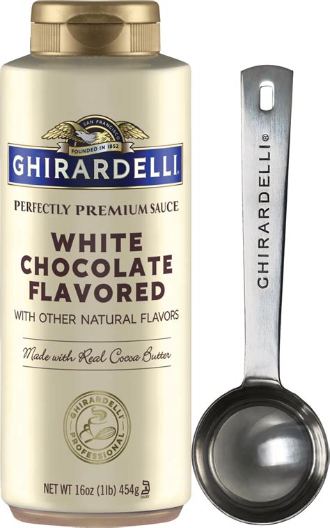Amazon.com : Ghirardelli White Chocolate Sauce, 16 Ounce Squeeze Bottle ...