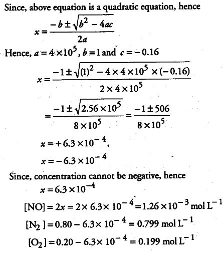 Calculate the equilibrium concentration of the reactants - CBSE Class ...