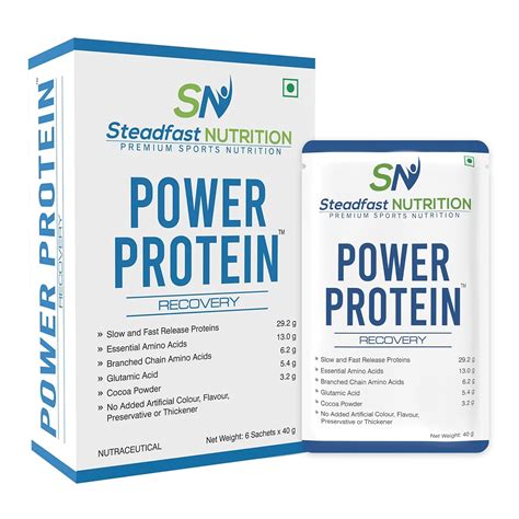 Steadfast Nutrition Power Protein | Natural Cocoa Powder | Provides 13 ...