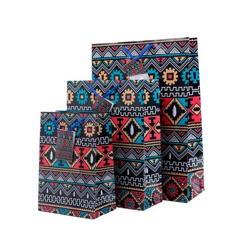 Artistic Print Paper Bags Pack of 3 (S/M/L)