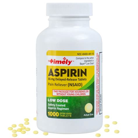 Yellow Aspirin Pills