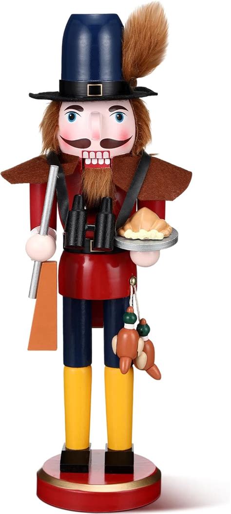 15 Inch Thanksgiving Wooden Nutcrackers Figures Decor Fall Festive ...