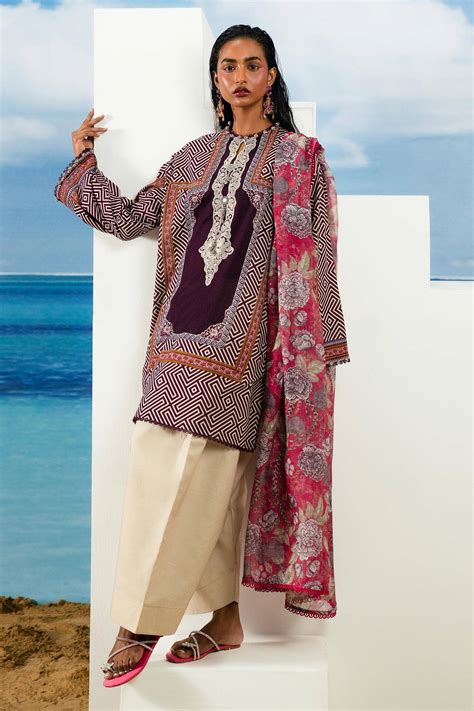 Sana Safinaz Summer Mahay Lawn Vol-2 – H242-017B-3DE – YourLibaas