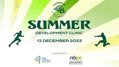 Summer Development Clinic, Nambour Little Athletics, 13 December 2023 ...