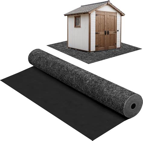 Amazon.com: 8.2 x 6 FT Shed Base Floor Mat, Washable Shed Floor Kit ...