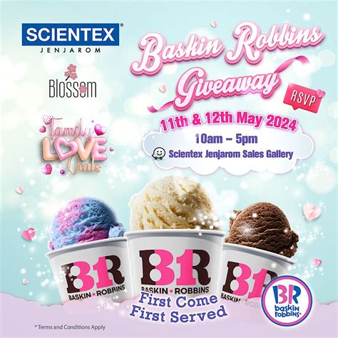 Mothers Day Special Baskin Robbins Giveaway, 50, Jln 1/3, Taman Seri ...
