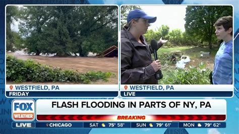 Debby remnants cause Pennsylvania river to surge | Latest Weather Clips ...